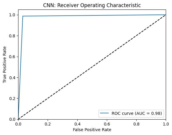 CNN ROC Curve